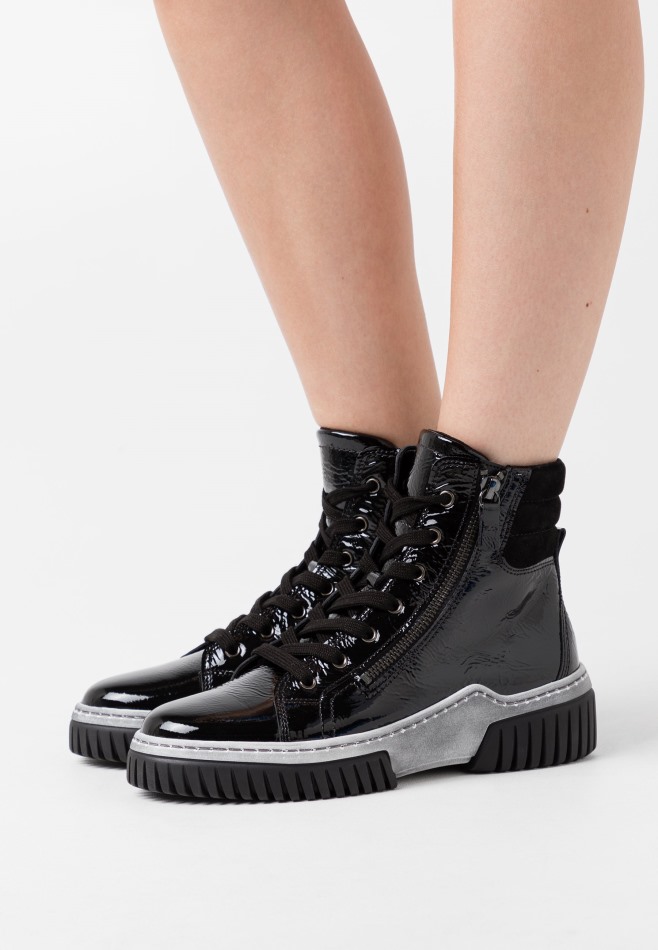 Gabour | Bottines à Lacets Exclusives Noires